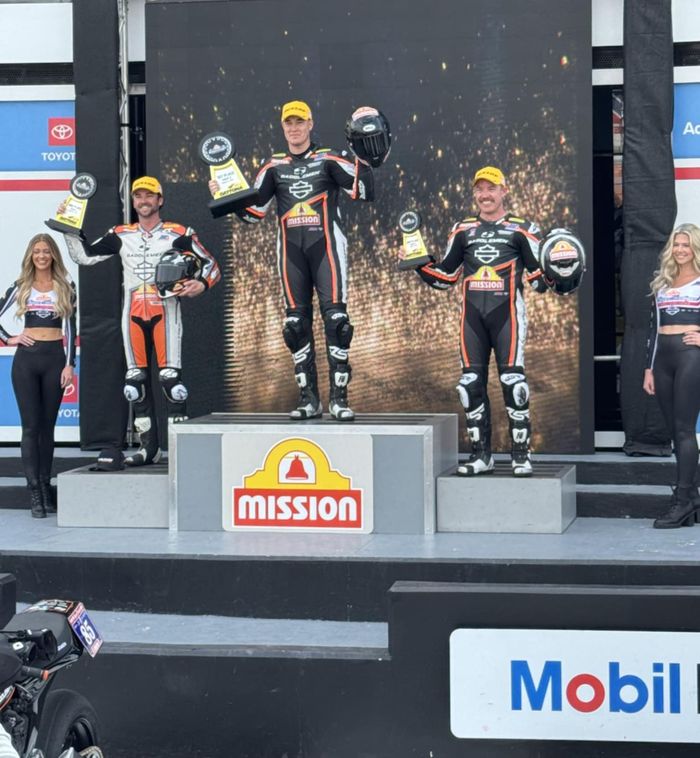 Team Saddlemen Sweeps Daytona Podium