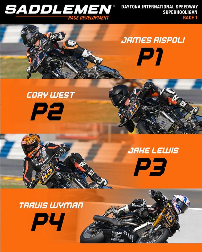 Team Saddlemen Makes History With 1-2-3-4 Podium Sweep